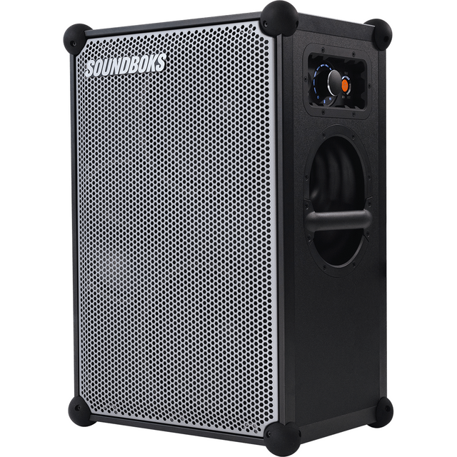 Soundboks 4 Metallic Grijs – Draagbare Outdoor Bluetooth Speaker met 40 Uur Accuduur