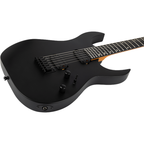 Spira Guitars S-400 MBK Satin Black elektrische gitaar