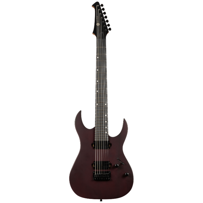Spira Guitars S-407 MBK Satin Black elektrische gitaar