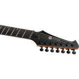 Spira Guitars S-407 MBK Satin Black elektrische gitaar