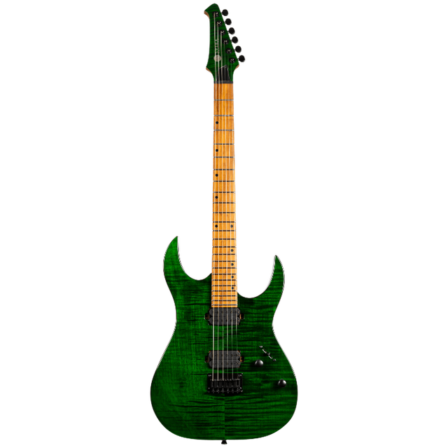 Spira Guitars S-450 TGR Transparent Green elektrische gitaar