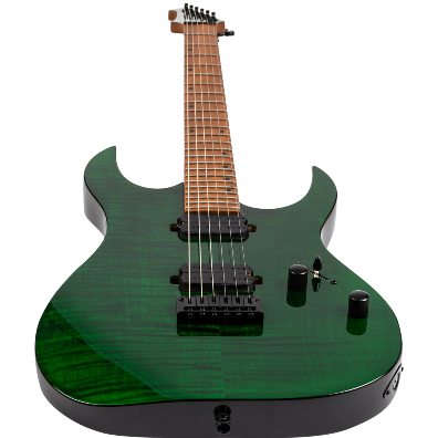 Spira Guitars S-450 TGR Transparent Green elektrische gitaar