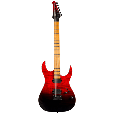 Spira Guitars S-450 TRD Transparent Red elektrische gitaar