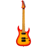 Spira Guitars S-507 QFB Fireburst elektrische gitaar ST model