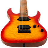 Spira Guitars S-507 QFB Fireburst elektrische gitaar ST model