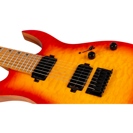 Spira Guitars S-507 QFB Fireburst elektrische gitaar ST model