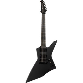 Spira X-407 MBK Offset 7-Snarige Elektrische Gitaar HH Villain Humbuckers Roasted Poplar Satin Black