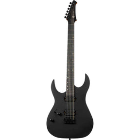 Spira S-400 MBK LH Linkshandige Elektrische Gitaar HH Villain Humbuckers Roasted Poplar Satin Black