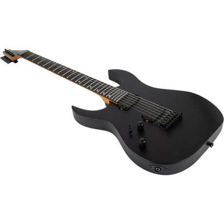 Spira S-400 MBK LH Linkshandige Elektrische Gitaar HH Villain Humbuckers Roasted Poplar Satin Black