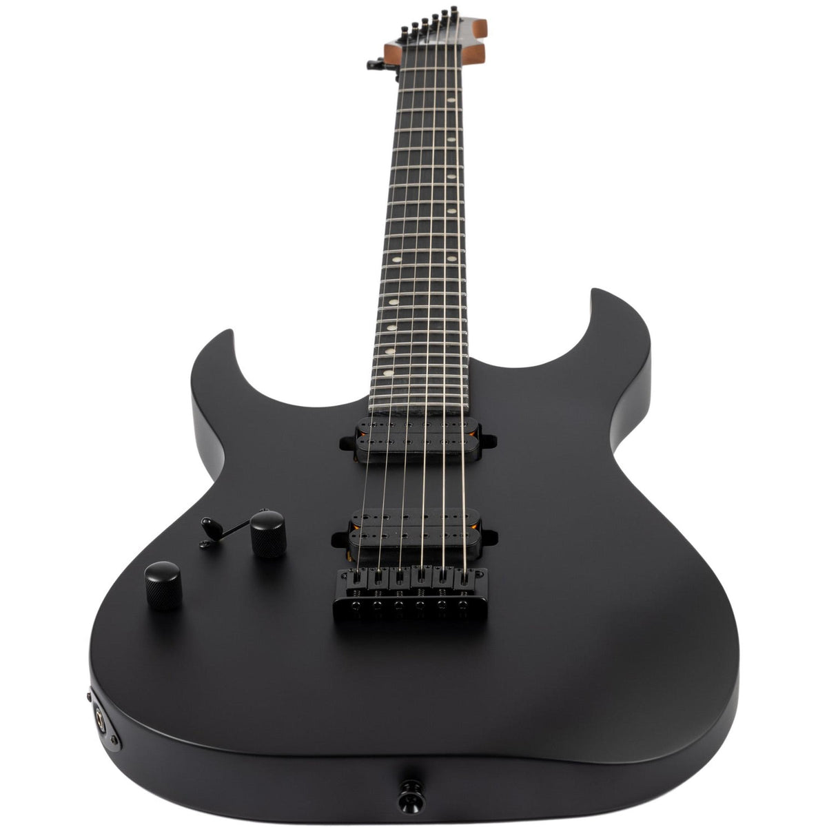 Spira S-400 MBK LH Linkshandige Elektrische Gitaar HH Villain Humbuckers Roasted Poplar Satin Black