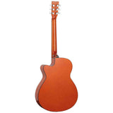 Tanglewood Azure TA4CEHN Super Folk Cutaway Elektro-Akoestische Gitaar Quilted Ash Honey Gloss