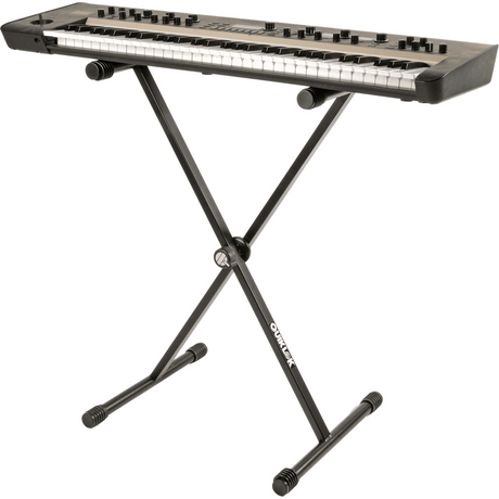 QUIKLOK T10BK Keyboardstandaard – Zwart, Staal, Verstelbaar, max. 72 kg