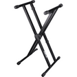 QUIKLOK T550 Trigger Lok Keyboardstandaard – Dubbele X, Verstelbaar, max. 91 kg