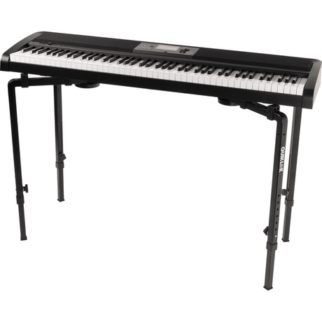 QUIKLOK WS650 Opvouwbare Standaard – Voor Keyboard & Mixer, Verstelbaar, Staal