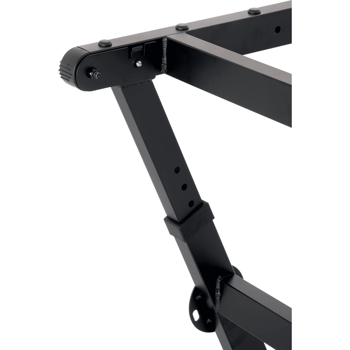 QUIKLOK Z71ALU Lichtgewicht Z-Keyboardstandaard – Verstelbaar, aluminium, Zwart, max. 113 kg