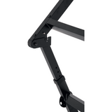 QUIKLOK Z71ALU Lichtgewicht Z-Keyboardstandaard – Verstelbaar, aluminium, Zwart, max. 113 kg