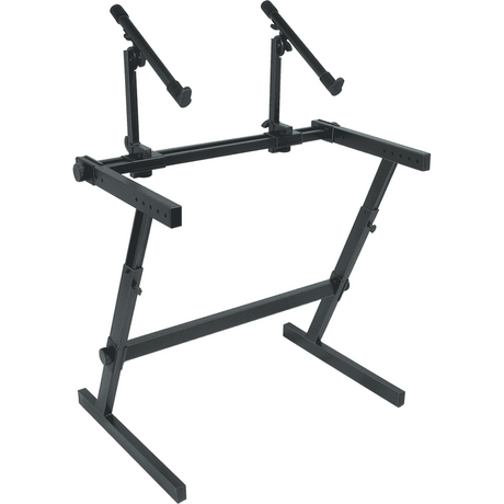 QUIKLOK Z726 Z-Keyboardstandaard – Voor 2 Keyboards, Verstelbaar, max. 113 kg