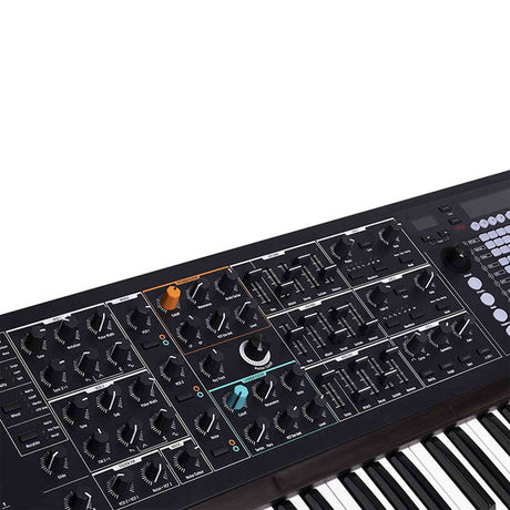 Arturia PolyBrute Noir – 61 toetsen, analoog, morphée controller, ribbon, 6-stemmig