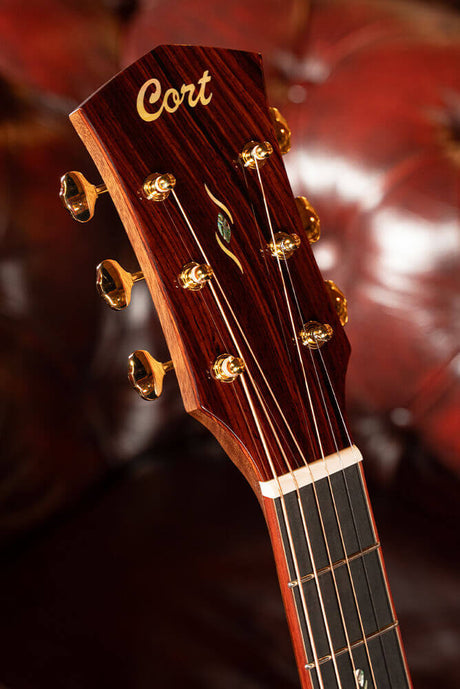 Cort Gold-A10 Cocobolo – Massief AAA Cocobolo, Torrefied Adirondack & Fishman Flex Blend