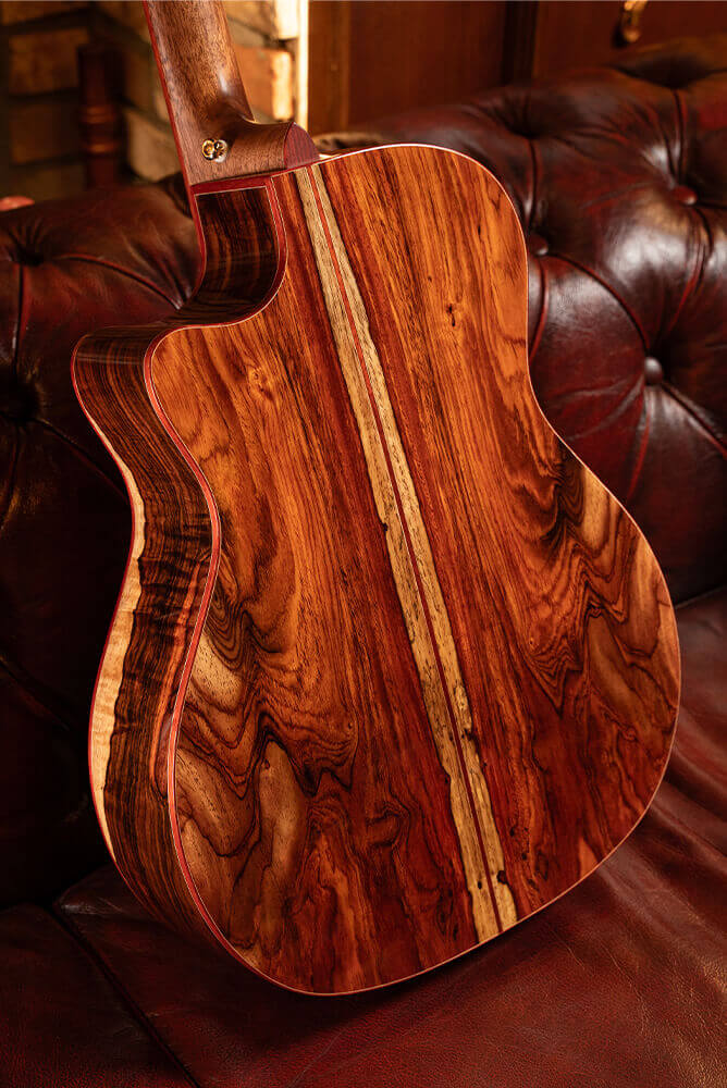 Cort Gold-A10 Cocobolo – Massief AAA Cocobolo, Torrefied Adirondack & Fishman Flex Blend