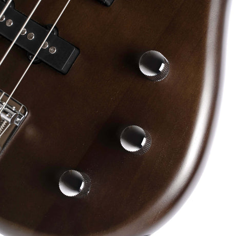 Cort Action PJ OPW basgitaar 4-snarig met PJ pickups, populier body en esdoorn hals