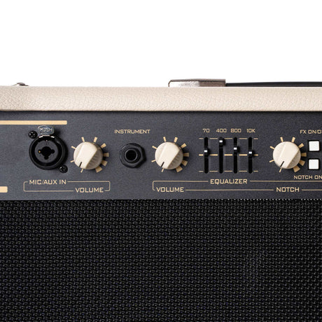 Cort AF60 60W Akoestische Gitaarversterker met 2x 8 inch Speakers, Tweeters en DSP Effecten