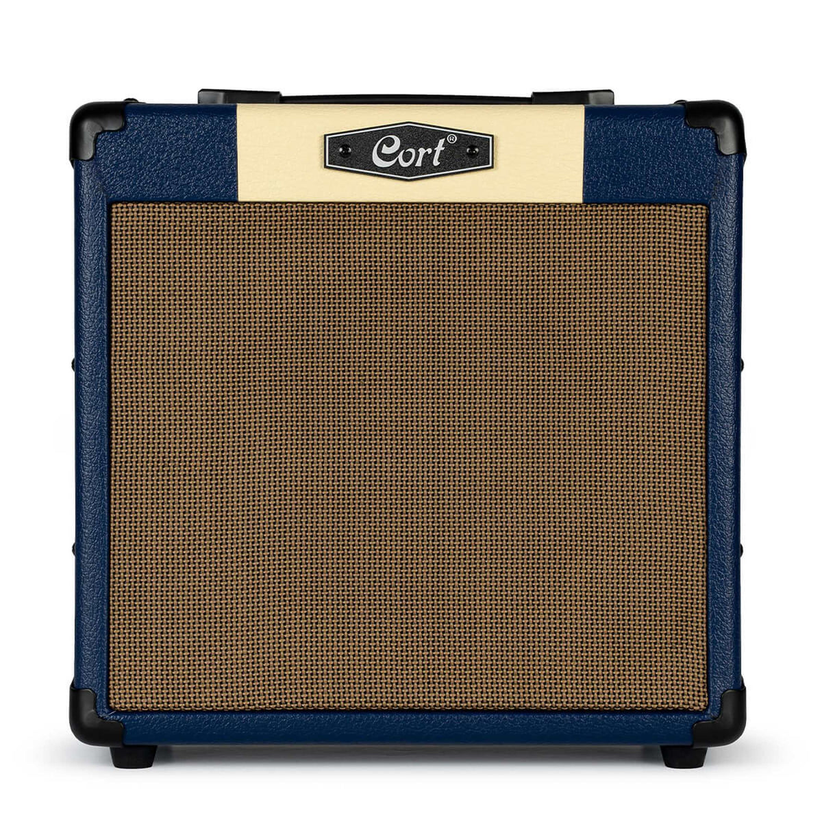 Cort CM15RDB 15W Gitaarversterker met 8 inch Speaker, Reverb en 2 Kanalen Dark Blue