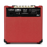 Cort CM15RDR 15W Gitaarversterker met 8 inch Speaker, Reverb en 2 Kanalen Dark Red