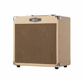 Cort CM15RWTS 15W Gitaarversterker met 8 inch Speaker, Reverb en 2 Kanalen White Sand