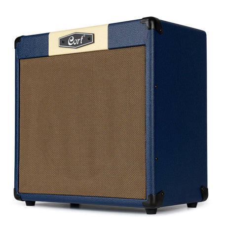 Cort CM30RDB 30W Gitaarversterker met 10 inch Speaker, Reverb en Bluetooth Dark Blue