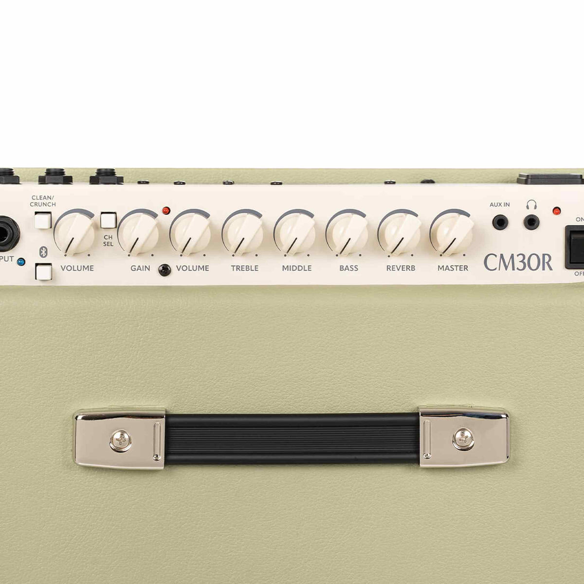 Cort CM30R 30W Gitaarversterker met 10 inch Speaker, Reverb en 2 Kanalen Pastel Green