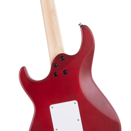 Cort G110 OPBC Elektrische Gitaar HSS Populier Open Pore Black Cherry met Tremolo