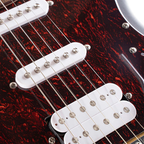 Cort G110 OPSB Elektrische Gitaar HSS Populier Open Pore Sunburst met Tremolo
