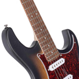 Cort G110 OPSB Elektrische Gitaar HSS Populier Open Pore Sunburst met Tremolo