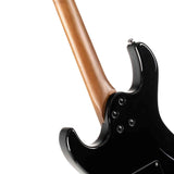 Cort G250SE BK Elektrische Gitaar HSS Linden Roasted Maple Zwart met 2-Punts Tremolo