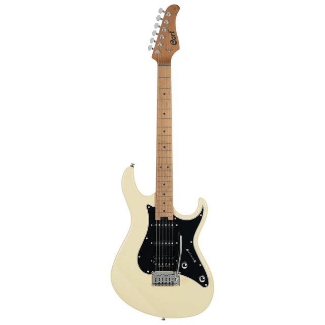 Cort G290 Modern MBG Elektrische Gitaar HSS Roasted Maple Military Beige met Seymour Duncan TB4