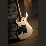 Cort G300 PRO MGD Elektrische Gitaar HH Linden met Maple Top Metallic Gold en Seymour Duncan Pickups