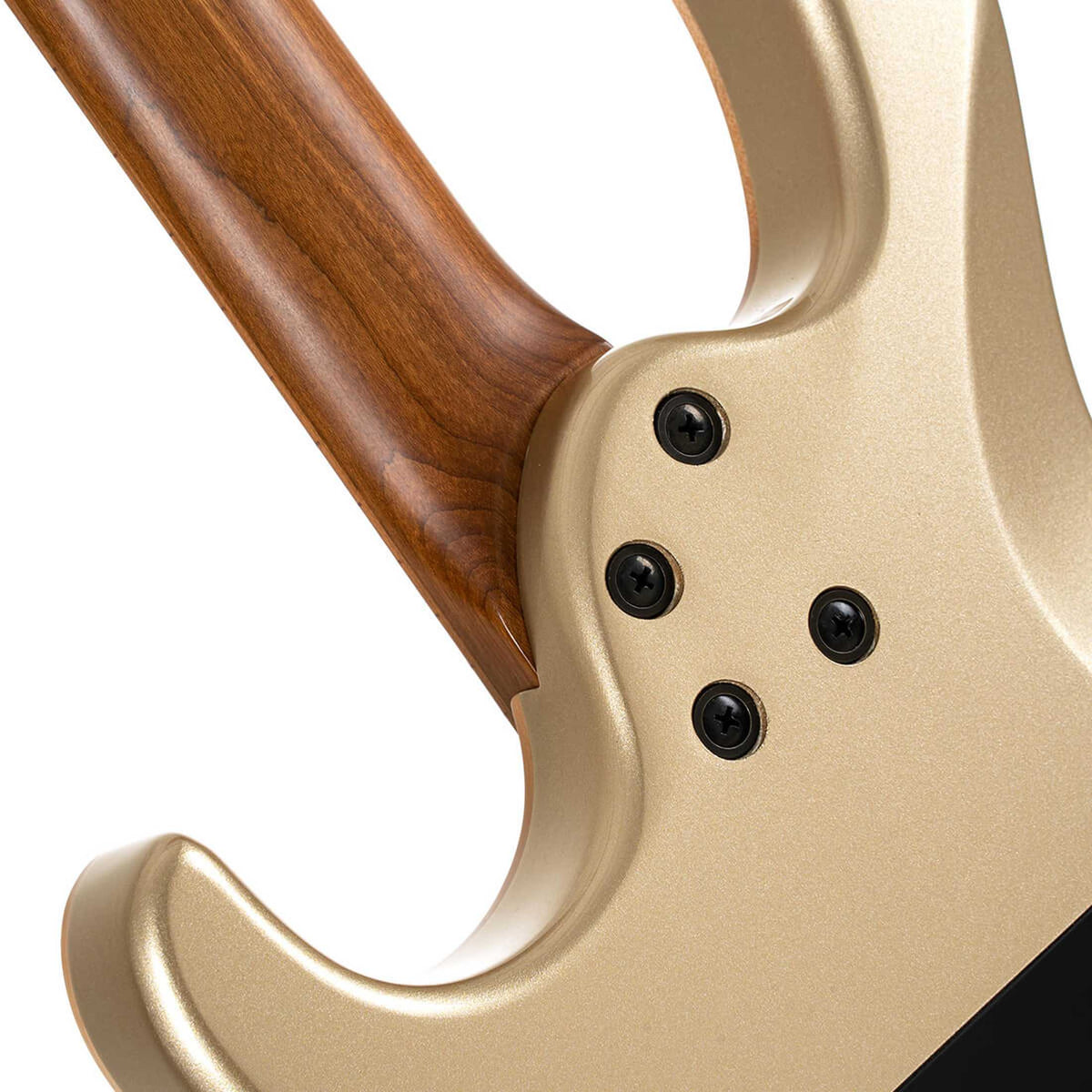Cort G300 PRO MGD Elektrische Gitaar HH Linden met Maple Top Metallic Gold en Seymour Duncan Pickups