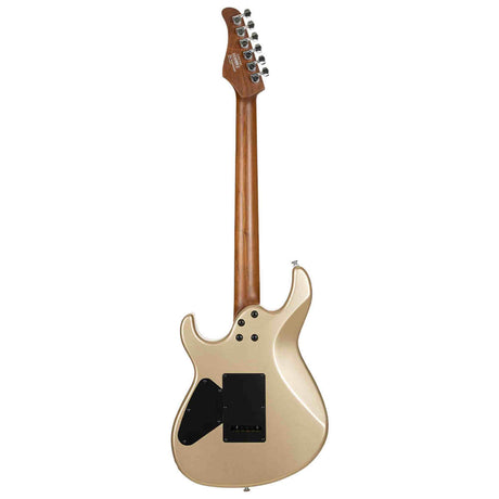 Cort G300 PRO MGD Elektrische Gitaar HH Linden met Maple Top Metallic Gold en Seymour Duncan Pickups
