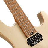 Cort G300 PRO MGD Elektrische Gitaar HH Linden met Maple Top Metallic Gold en Seymour Duncan Pickups
