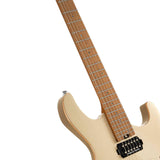 Cort G300 PRO MGD Elektrische Gitaar HH Linden met Maple Top Metallic Gold en Seymour Duncan Pickups