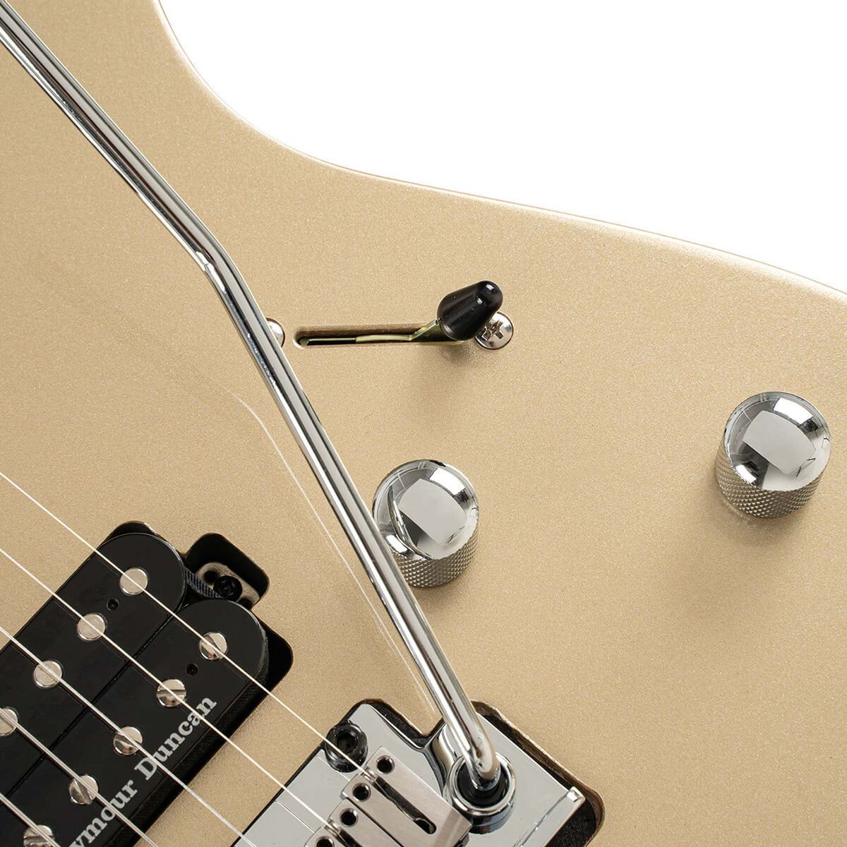 Cort G300 PRO MGD Elektrische Gitaar HH Linden met Maple Top Metallic Gold en Seymour Duncan Pickups