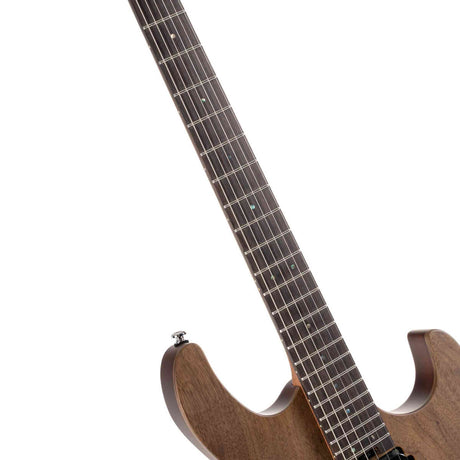 Cort G300 Raw NS Elektrische Gitaar HH Afrikaans Mahonie met Walnut Top Natural Satin en Seymour Duncan Pickups