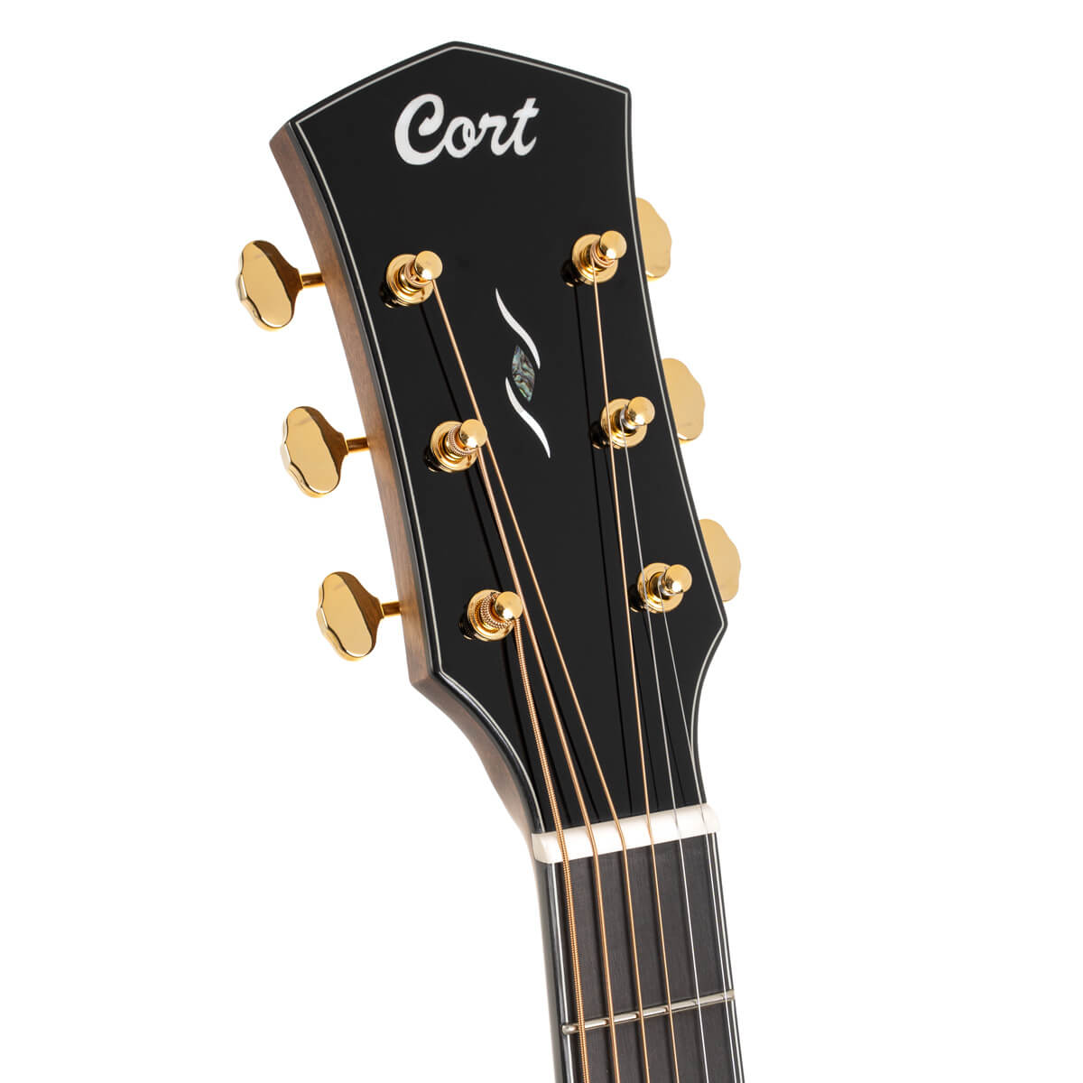 Cort Gold-DC6 – Massief Mahonie, Torrefied Sitka & Fishman Flex Blend