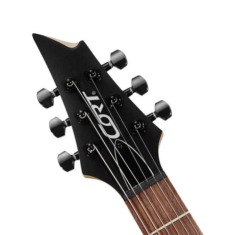 Cort KX100 Black Metallic Elektrische Gitaar HH Nyatoh met Hardtail Brug