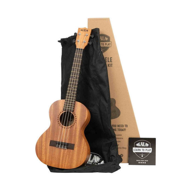 Kala Learn To Play tenor ukulele starterkit – Mahonie, satijn afwerking, met tas en online lessen
