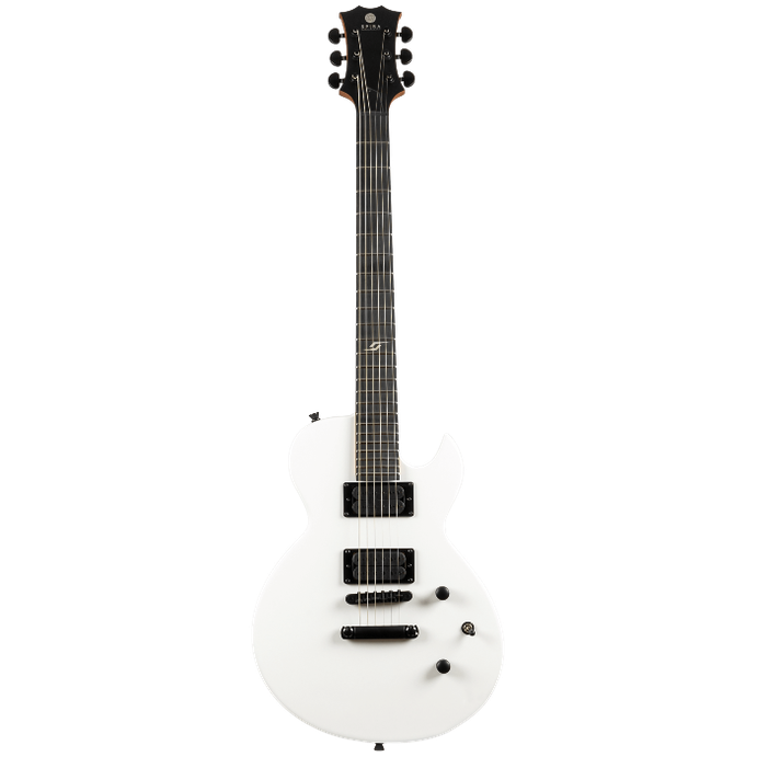 Spira Guitars L-400 MWH Satin White elektrische gitaar LP model