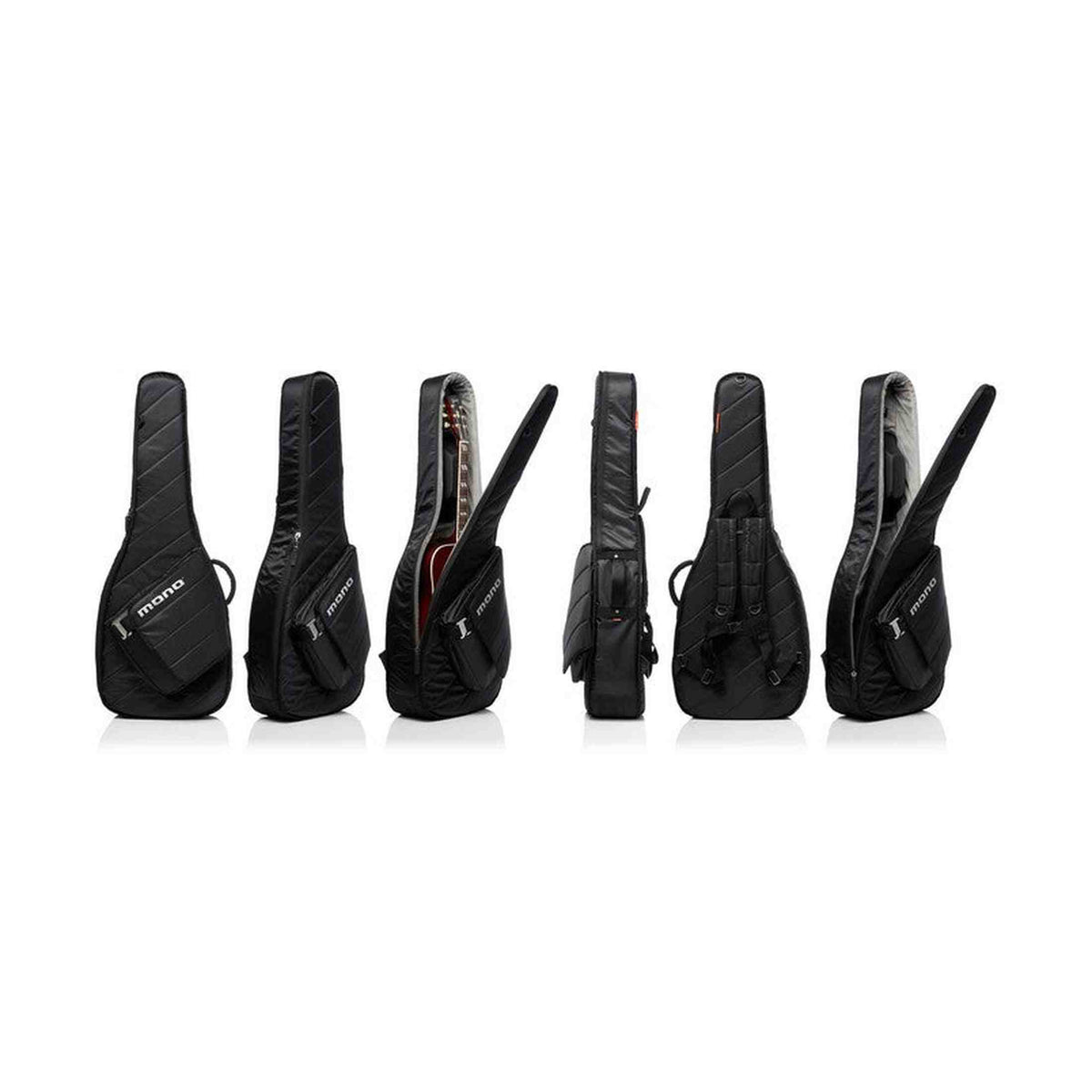 MONO Sleeve Acoustic Guitar Case Black minimalistische gigbag voor akoestische en dreadnought gitaar