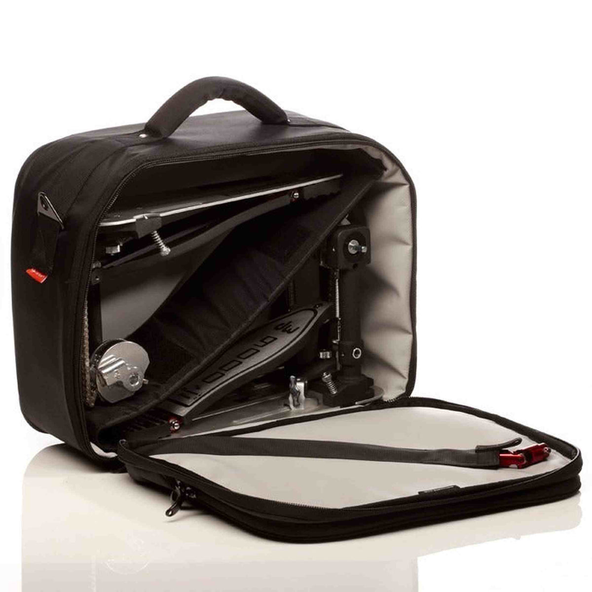 MONO Double Pedal Case Black gigbag voor enkel of dubbel bassdrum pedaal met Sharkskin bescherming