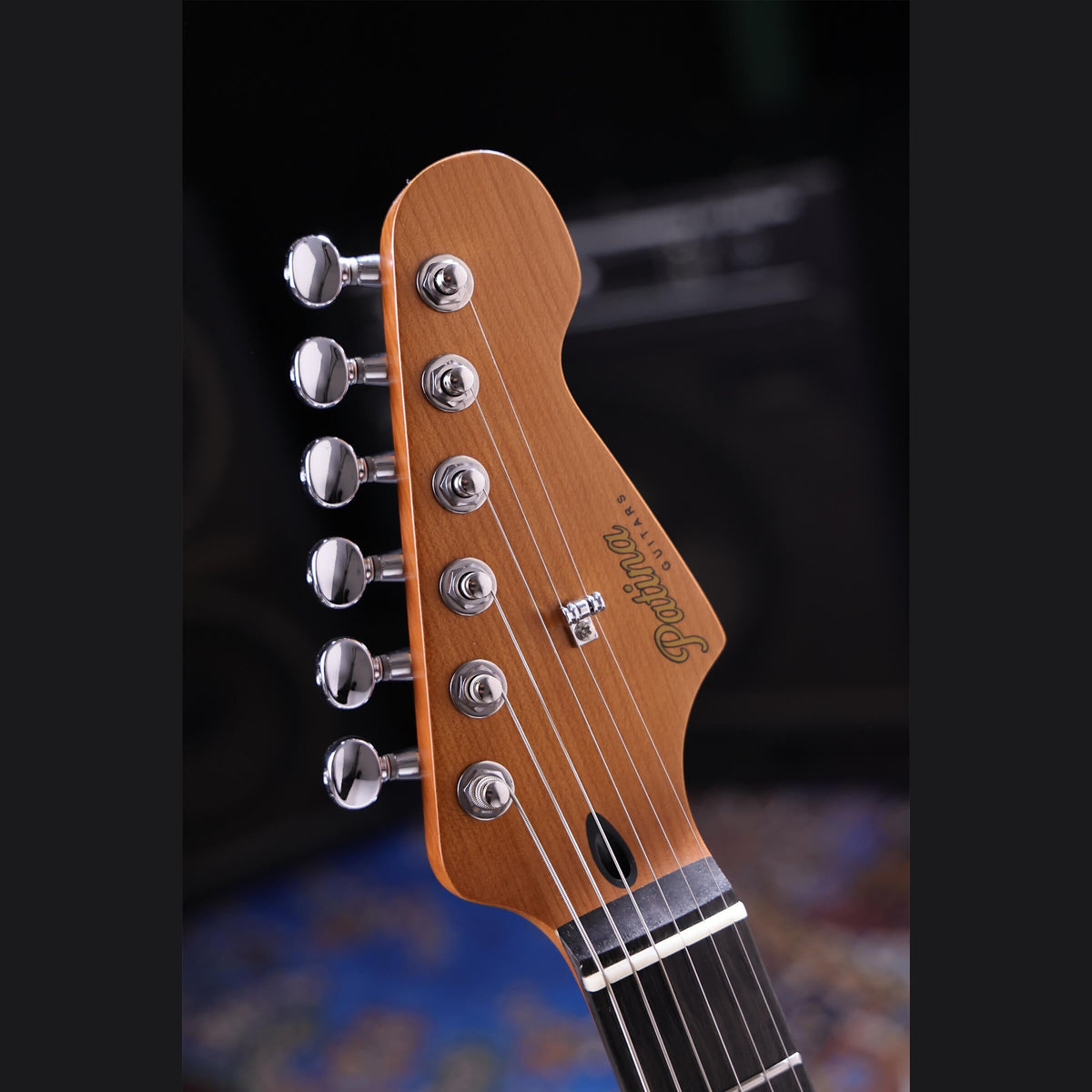 Patina PS-3 OW S-style Elektrische Gitaar SSS Alnico V Nitro Paulownia Body Roasted Maple Hals Olympic White